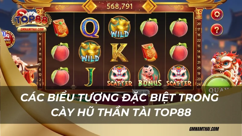 Biểu tượng đặc biệt trong Cày Hũ Thần Tài Top88