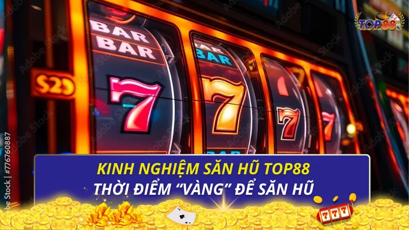 Kinh nghiệm săn hũ Top88: Thời điểm “vàng” để săn hũ